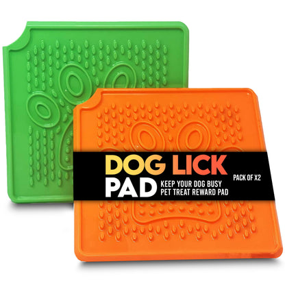 2 Pack XL Slow Feeding Lick Mat for Dogs